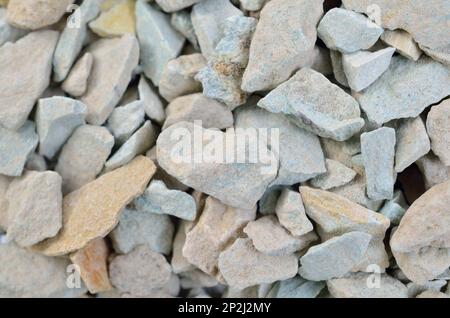 Natural Zeolite mineral Rocks. Background with stones. Stock Photo