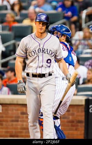 Colorado Rockies shortstop Jose Reyes (7) makes the throw to first base in  a game against the Seattle Mariners. The Rockies defeated the Mariners 7-5  on August 5, 2015, at Coors Field