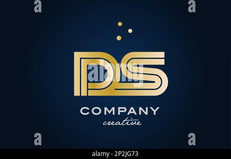 joined DS alphabet letter logo icon combination design with dots and ...
