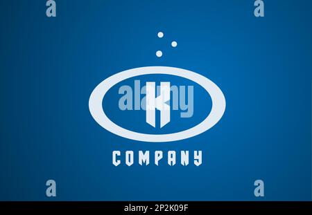 white blue T ellipse alphabet bold letter logo with dots. Corporate ...