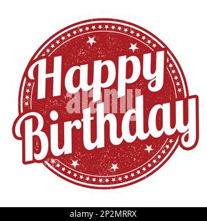 Happy Birthday stamp Stock Vector by ©_fla 11666238