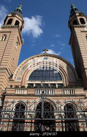 The Holy Trinity Orthodox Cathedral in Sibiu, Romania Stock Photo