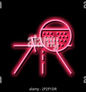 marking road neon glow icon illustration Stock Vector Image & Art - Alamy