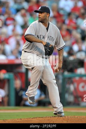 29 Jun. 2015: New York Yankees (52) CC Sabathia in action during a game  against the Los Angeles Angels of Anaheim played at Angel Stadium of  Anaheim. (Icon Sportswire via AP Images Stock Photo - Alamy