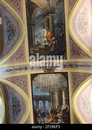 The Liberation of Saint Peter; fresco painting by the Italian High ...