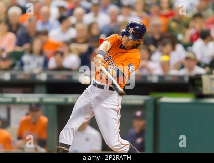 HOUSTON, TX - JULY 02: Houston Astros first baseman Yuli Gurriel (10)  sports his signature haircut during the MLB game between the New York  Yankees and Houston Astros on July 2, 2107