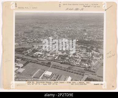 Philippine Island - Manila, Aerial Photograph. Stock Photo