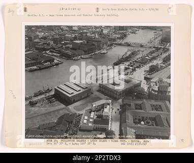 Philippine Island - Manila, Aerial Photograph. Stock Photo