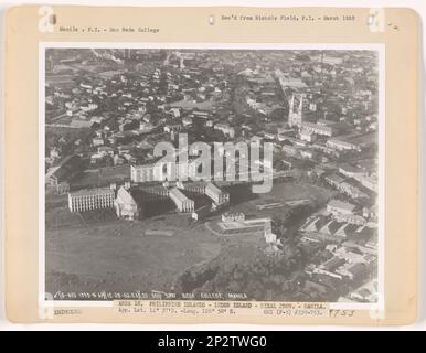 Philippine Island - Manila, Aerial Photograph. Stock Photo