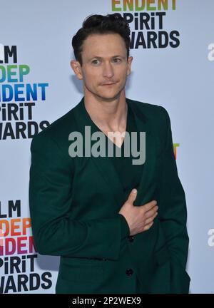 Jonathan Tucker attends the 2023 Film Independent Spirit Awards on
