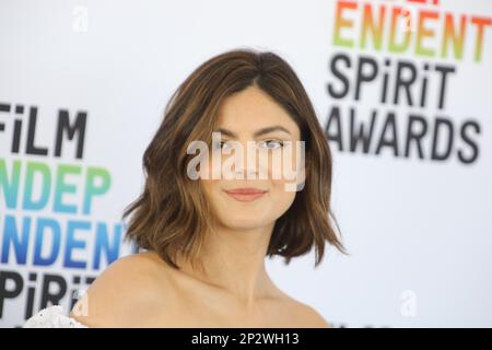 Santa Monica, Ca, USA. 04th Mar, 2023. Monica Barbaro at the 2023 Film Independent Spirit Awards held in Santa Monica, CA, March 4, 2023. Photo Credit: Joseph Martinez/PictureLux Credit: PictureLux/The Hollywood Archive/Alamy Live News Stock Photo