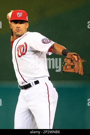 08 September 2015: Washington Nationals shortstop Ian Desmond (20) in  action against the New York Mets at Nationals Park in Washington, D.C.  where the New York Mets defeated the Washington Nationals, 8-7. (