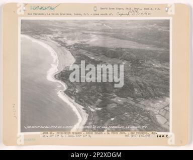 Philippine Island - Luzon Island, Aerial Photograph. Stock Photo