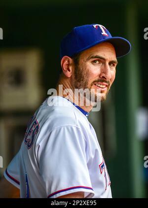 May 28, 2015: Texas Rangers Designated hitter Prince Fielder (84) during  the Red Sox at Rangers baseball game at Globe Life Park, Arlington, Texas.  (Icon Sportswire via AP Images Stock Photo - Alamy