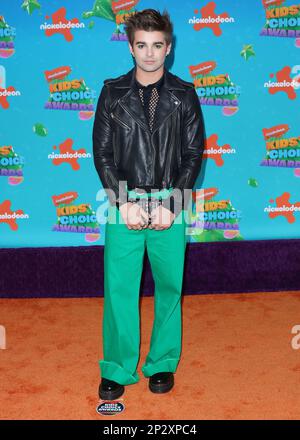 Los Angeles, USA. 04th Mar, 2023. Jack Griffo arrives at The 2023 Nickelodeon Kids Choice Awards held at The Microsoft Theater in Los Angeles, CA on Saturday, March 4, 2023 . (Photo By Juan Pablo Rico/Sipa USA) Credit: Sipa USA/Alamy Live News Stock Photo