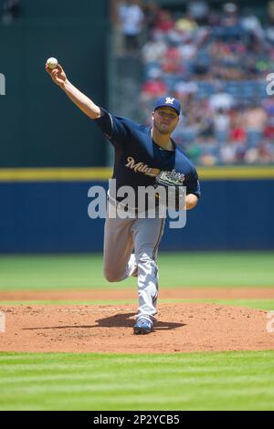 Milwaukee, WI, USA. 9th May, 2015. Milwaukee Brewers first baseman