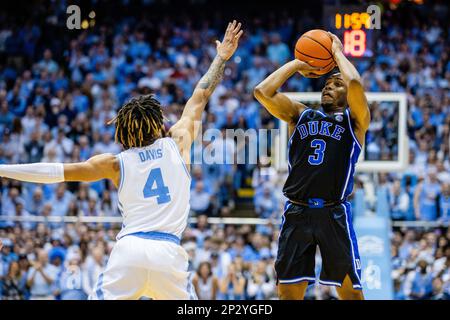 February 28, 2023: Duke Blue Devils guard Jeremy Roach (3) shots