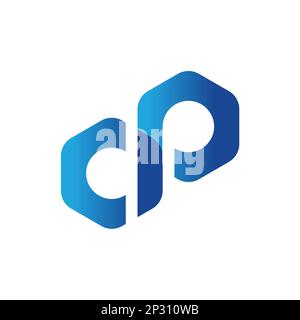 CP latter vector logo abstrack templete, modern logo inspiration.EPS 10 Stock Vector