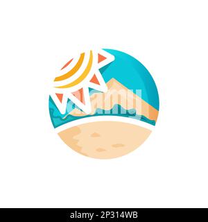 adventure logo with text space for your slogan / tag line, vector illustration.EPS 10 Stock Vector