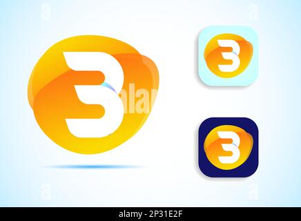 Abstract initial alphabet B logo design. Multi-color gradient letter icon vector illustration. Stock Vector