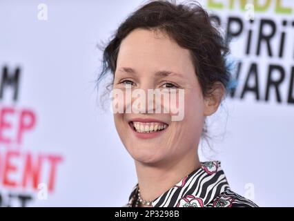 Santa Monica, USA. 4th Mar 2023. Vicky Krieps arriving to the 2023 Film Independent Spirit Awards at Santa Monica Beach on March 04, 2023 in Santa Monica, CA. © Lisa OConnor/AFF-USA.com Credit: AFF/Alamy Live News Stock Photo