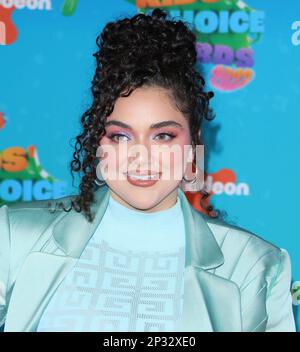 Kiara Pichardo arrives at The 2023 Nickelodeon Kids Choice Awards held