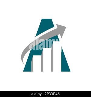 Marketing finance symbol Economics finance Business vector concept illustration Stock Vector