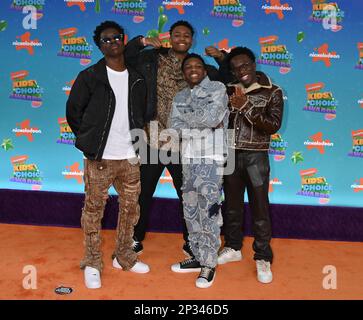 Los Angeles, USA. 4th Mar 2023. Wanmor arriving at the Nickelodeon Kids’ Choice Awards 2023 held at the Microsoft Theatre on March 4, 2023 in Los Angeles, CA. © Tammie Arroyo / AFF-USA.com Credit: AFF/Alamy Live News Stock Photo