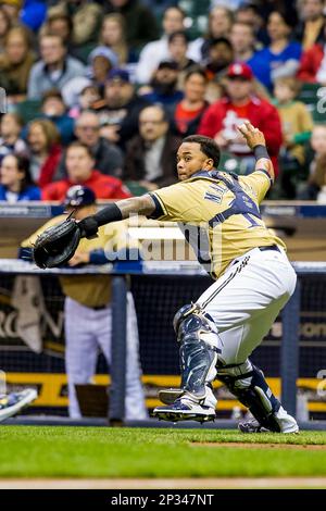 Milwaukee Brewers - Last Mother's Day, Martin Maldonado smacked a