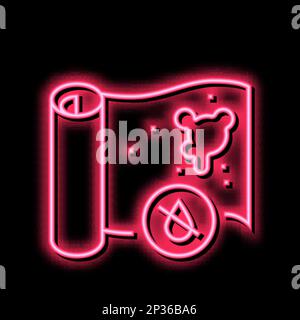 non-woven wallpaper neon glow icon illustration Stock Vector Image ...