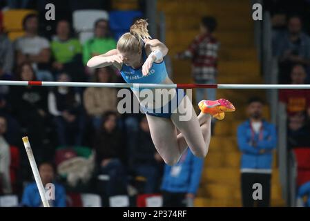 Wilma MURTO of Finland Pole Vault Women Finalduring the European Athletics Indoor Championships 2023 on March 4, 2023 at Atakoy Arena in Istanbul, Turkey - Photo Laurent Lairys / ABACAPRESS.COM Stock Photo