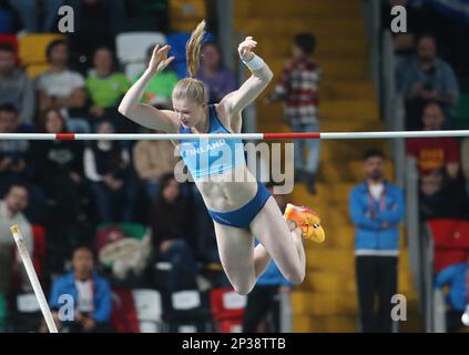 Wilma Murto of Finland, Pole Vault Women during the European Athletics Indoor Championships 2023 on March 4, 2023 at Atakoy Arena in Istanbul, Turkey - Photo Laurent Lairys / DPPI Stock Photo