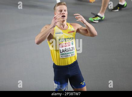 Henrik LARSSON of Sweden 60m Men Heat during the European
