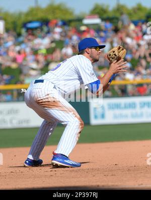 Chicago Cubs Kris Bryant (76) during a spring training game against the San  Diego Padres on