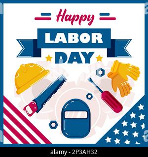 Happy Labor Day Stock Vector