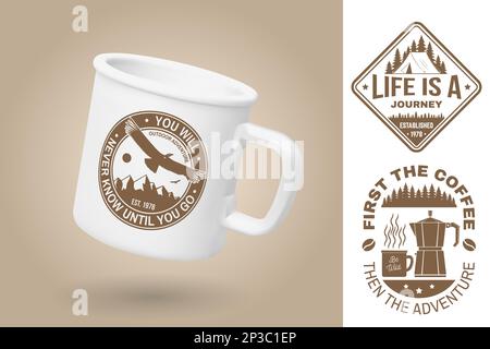 Camp coffee label hi-res stock photography and images - Page 2 - Alamy