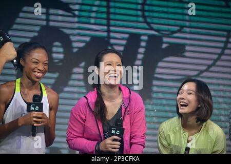 American fashion designer Alexander Wang, Creative Director of Balenciaga,  greets guests during the fashion show for Balenciaga China Edition in Beiji  Stock Photo - Alamy