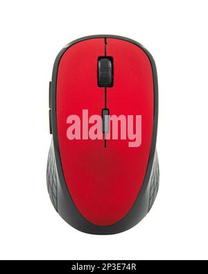 Wireless mouse for pc isolated on the white background Stock Photo