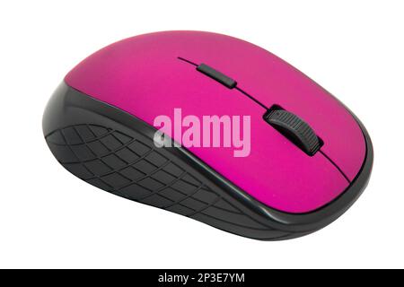 Wireless mouse for pc isolated on the white background Stock Photo