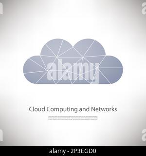 Cloud Computing And Networks Design Concept Stock Vector