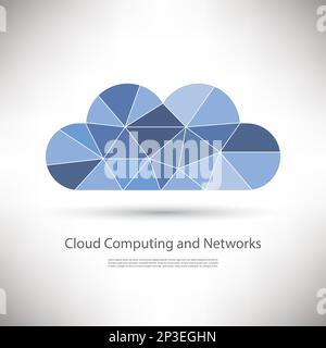 Cloud Computing And Networks Design Concept Stock Vector