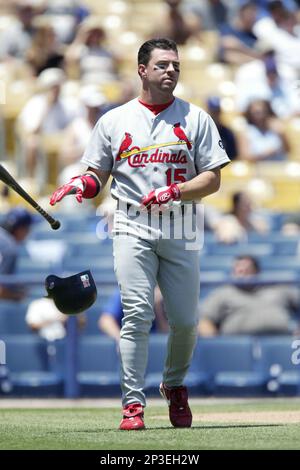 Former St. Louis Cardinals center fielder Jim Edmonds waves to