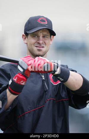 Aaron Boone of the Cincinnati Reds before a 1999 Major League