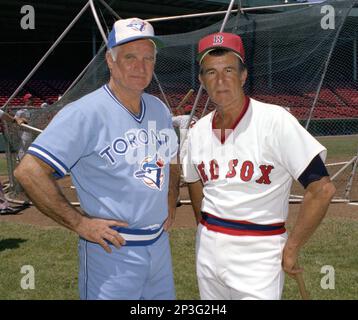 Bobby Doerr with fellow Red Sox players - Digital Commonwealth