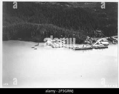 Alaska - Cordova, Aerial Photograph. Stock Photo