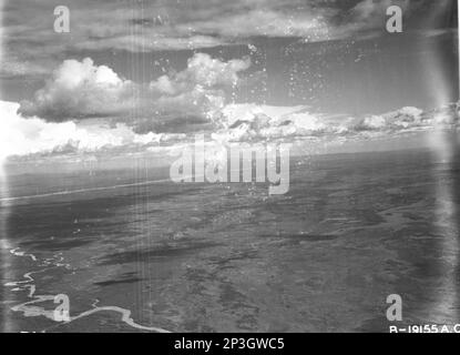 Alaska - Fairbanks, Aerial Photograph. Stock Photo