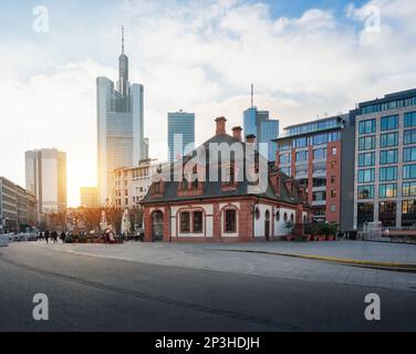 Hauptwache building (former guard house) at Hauptwache Square - Frankfurt, Germany Stock Photo