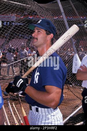 New York Yankees Don Mattingly (23) during a game from the 1989