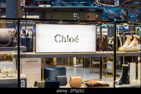 Chloe brand store and logo seen in Hong Kong Stock Photo - Alamy