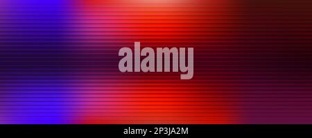 Abstract wide striped lined horizontal glowing background. Scan screen. Technological blue futuristic card with stripes. Vector illustration Stock Vector